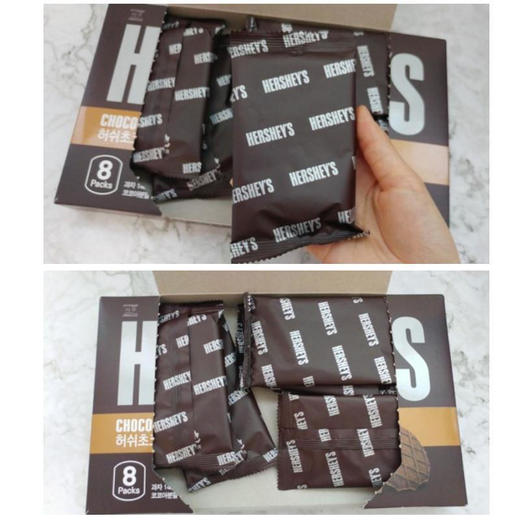 好时（HERSHEY'S） 韩国进口新品好时瓦夫饼干巧克力味饼干薄片HERSHEY'S浓厚华夫饼 好时瓦夫饼55g 商品图2