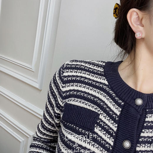 CHANEL香奈儿 双c粉耳钉耳环 商品图1