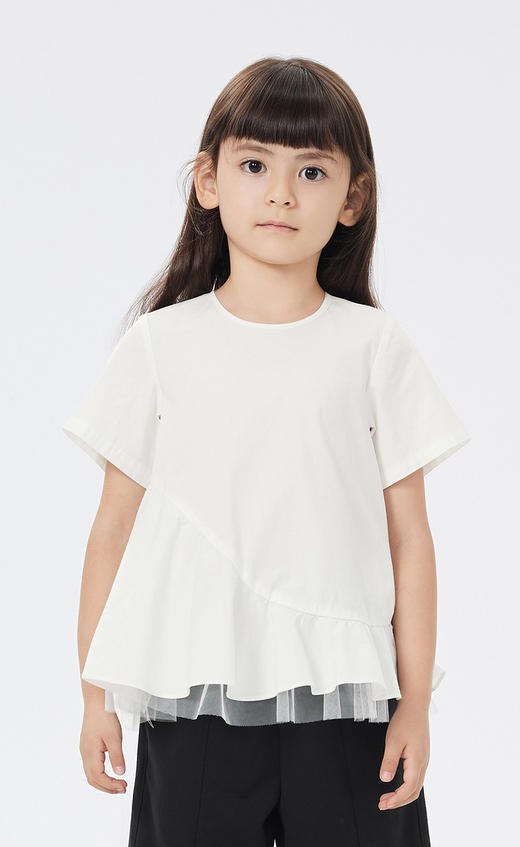 jnby  23年夏款   弹力府绸短袖TOP   1N5213500 商品图6