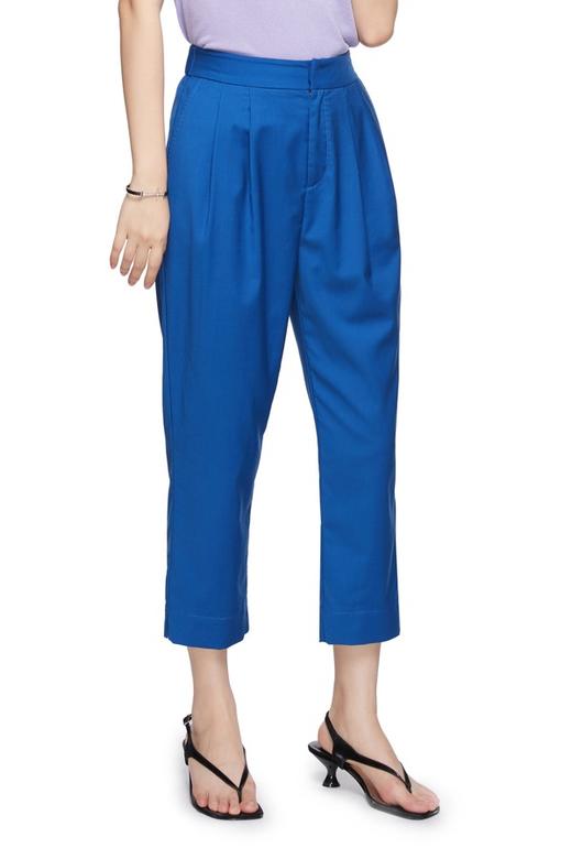 Kai & Kiera 蓝色褶裥锥形裤 9153 商品图0