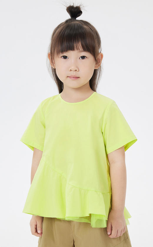 jnby  23年夏款   弹力府绸短袖TOP   1N5213500 商品图3