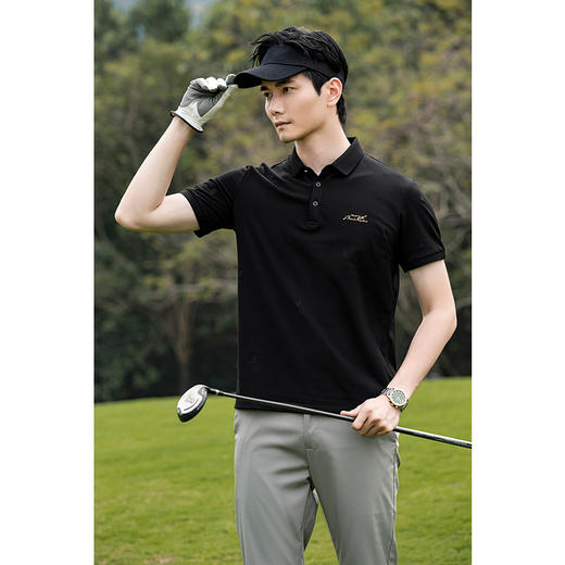 【断码清仓】HX 夏季翻领短袖T恤Y102320043101POLO杉 商品图1