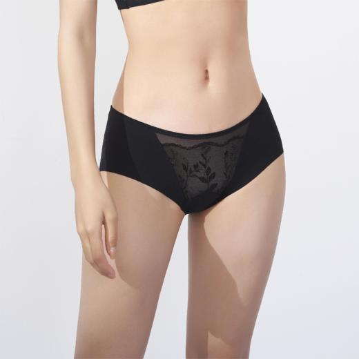 熳洁儿 商场同款配套女士内裤 中腰小平口精致蕾丝23202203 商品图2