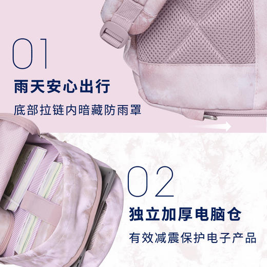 【开学季特惠-送笔袋+晨光文具孔庙13件套】【30L】挪威Beckmann贝克曼儿童护脊书包City 30L倾城特别版初高中 商品图3