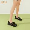 Safiya/索菲娅2023春季新品麦穗蝴蝶结网面休闲软底英伦JK小皮鞋 SF31112427 商品缩略图6