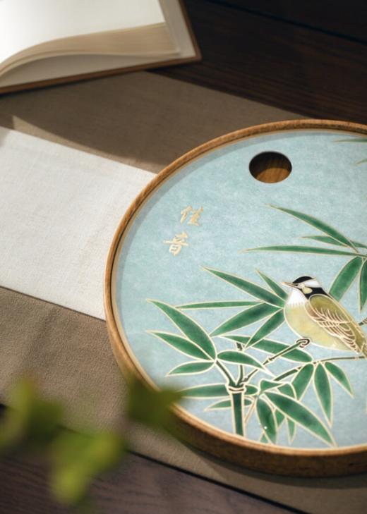 朱炳仁·铜｜佳音有喜茶盘 商品图3