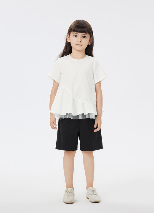 jnby  23年夏款   弹力府绸短袖TOP   1N5213500 商品图8