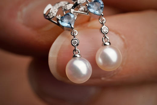 当日本珍珠遇见海蓝宝｜本月线下珍珠展会款 商品图8