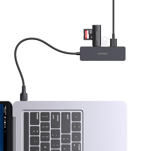品胜 USB3.0公转USB3.0*4 HUB分线器1m/1.5m 支持键盘/鼠标/笔记本外接设备 商品图5