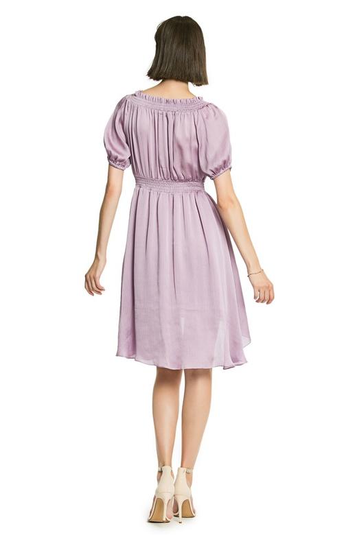 SUMMER & SAGE 浅紫色束腰连衣裙 2882 商品图2