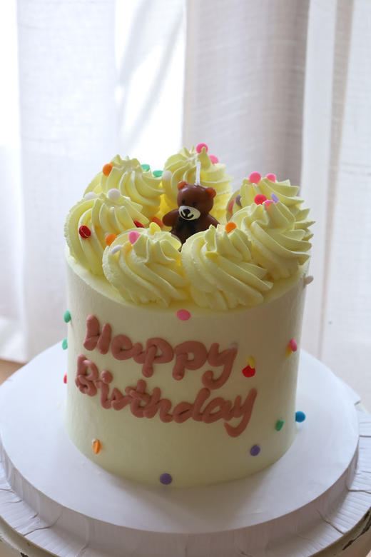 黄色奶油小熊（图为4寸 适合1-3人） 商品图4