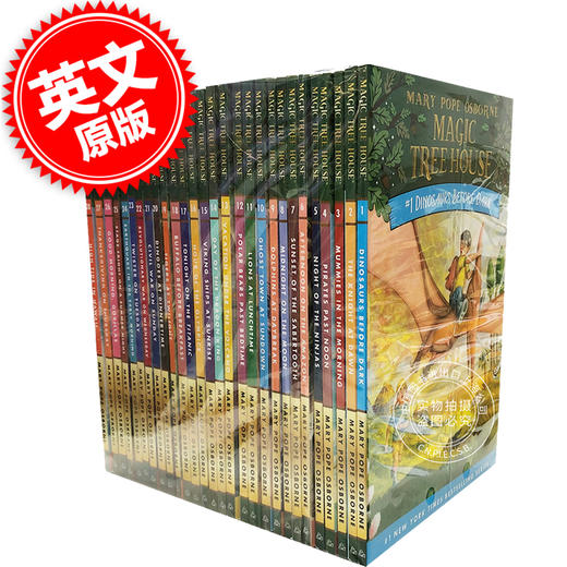 无盒版 神奇树屋英文原版 1-28 套装 Magic Tree House 1-28 商品图0