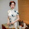 ZAYS-82245春季改良气质年轻款旗袍日常修身时尚中长旗袍 商品缩略图4