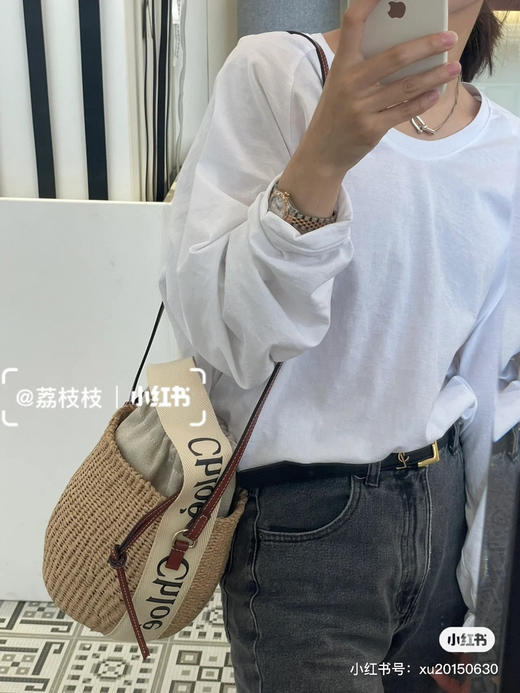 Chloe woody 草编水桶包 商品图6