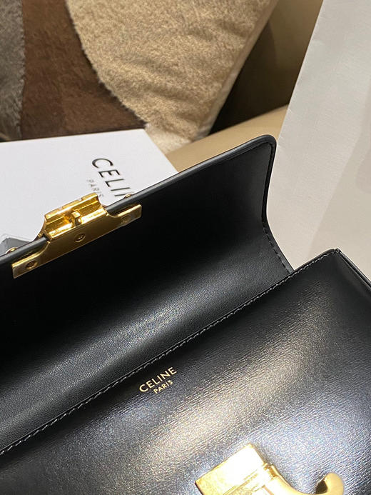 凯旋门链条腋下包黑金 商品图8