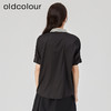 oldcolour2023夏新款黑色休闲时尚直筒显瘦新中式衬衫女O21011164 商品缩略图4