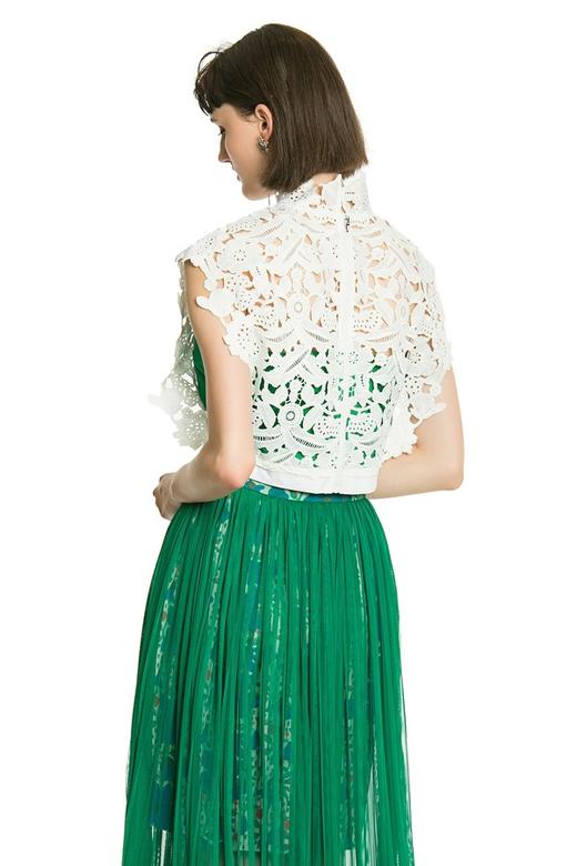 JUCY JUDY 白色镂空蕾丝背心 3050 商品图4