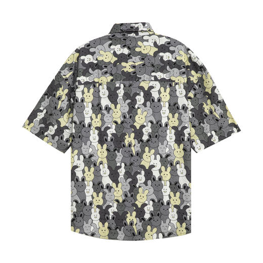 【断码清仓】HX 夏季翻领短袖衬衫C103320009101 商品图1