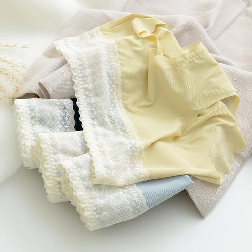 【中高腰蕾丝无痕内裤6条】5A抗菌底档 亲肤透气 不夹臀 不卡档 轻松贴身 工厂直发 22023 商品图1