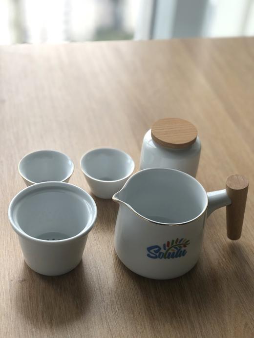 陶瓷旅行茶具快客杯便携式茶具茶水分离家用泡茶杯旅行包套装礼品 商品图1