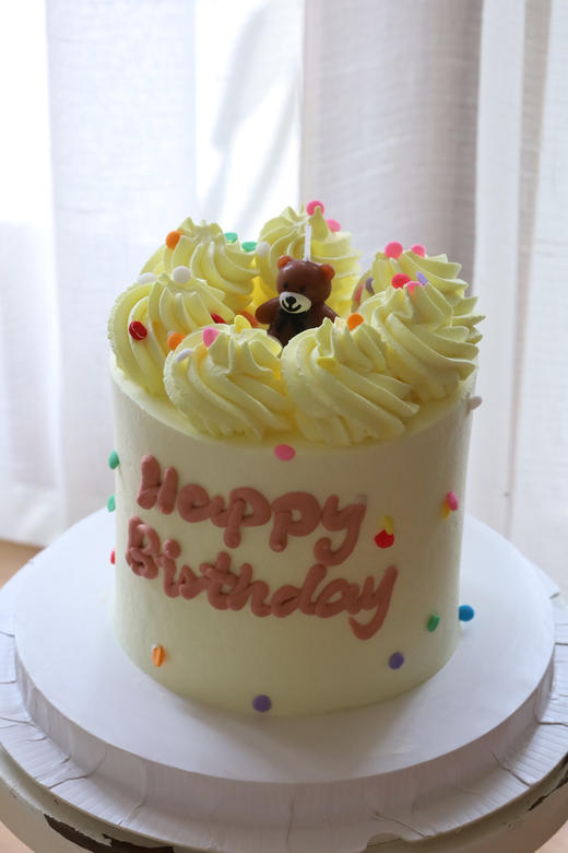 黄色奶油小熊（图为4寸 适合1-3人） 商品图5