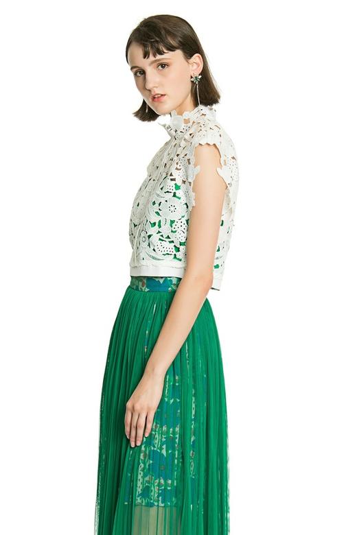 JUCY JUDY 白色镂空蕾丝背心 3050 商品图6