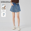 oldcolour2023夏新款小个子高腰A字显瘦短款半身牛仔裙O21111135 商品缩略图0