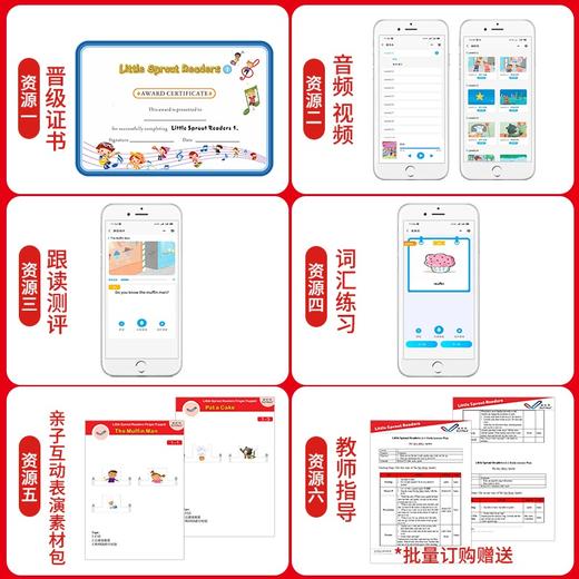 efuture出版社Little Sprout Readers小萌芽启蒙读物大班绘本阅读小班中班儿童英语英文幼儿启蒙亲子益智 商品图1