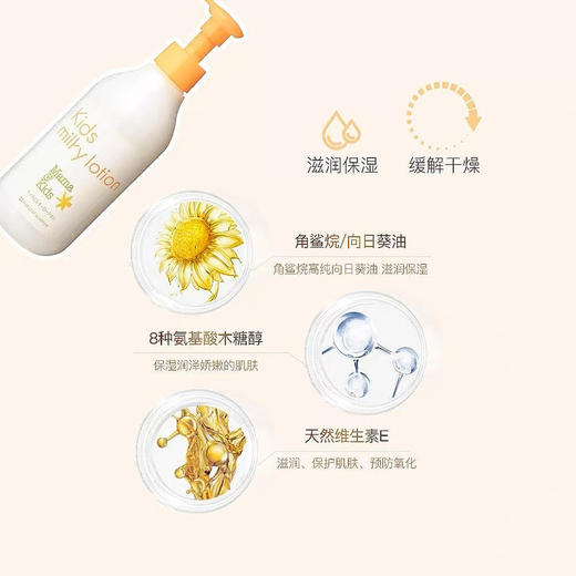 日本Mamakids4-10岁大童润肤乳液200ml 商品图2