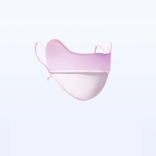 【晒不黑！渐变色腮红防晒口罩】防晒至眼角，触感冰凉，3D剪裁，隐藏式开口透气，不闷热，不勒耳朵可以水洗，蕉下同款护眼角女脸基尼遮阳骑行冰丝面罩夏日 商品图4