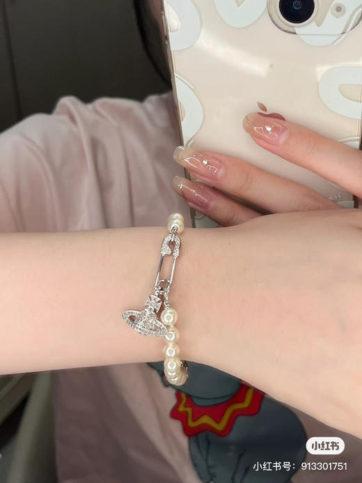 Vivienne Westwood 西太后 
珍珠别针手链 商品图2