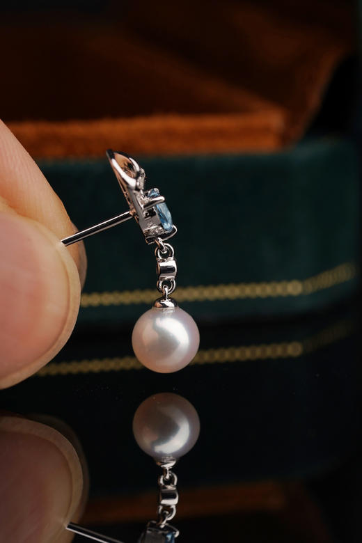 当日本珍珠遇见海蓝宝｜本月线下珍珠展会款 商品图7