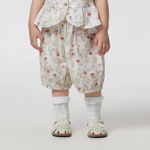 英氏女童薄款短裤纯棉碎花休闲裤2023夏季新品YRKEJ2P376A 商品图1