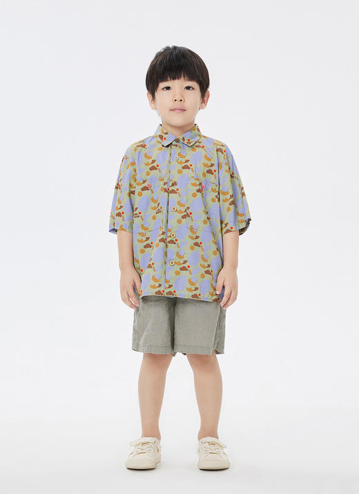 jnby  23年夏款   全棉轻薄细腻短袖衬衣  1N5214130 商品图11