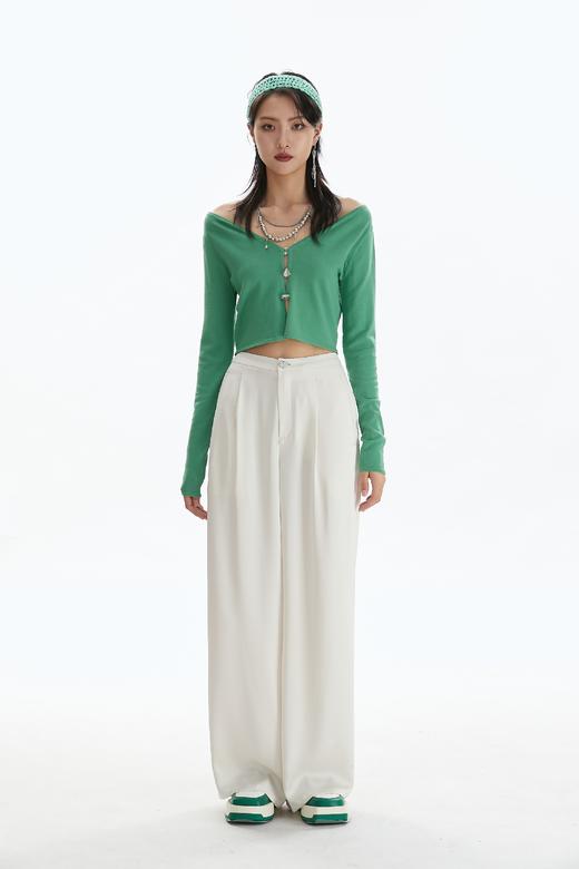 针织V领开衫 商品图1