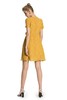 YI ZHUO一琢 黄色木耳边饰收腰连衣裙 2663 商品缩略图3