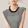 剩S/M/L/XL 芳外【条纹背心针织T】2024夏季新款女式针织衫 商品缩略图4