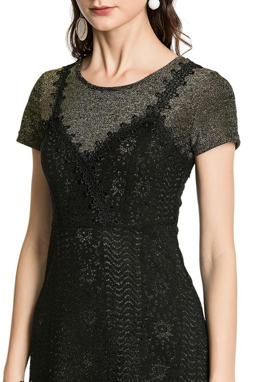 ZVY 金属感两件式收身连衣裙 2921 商品图3