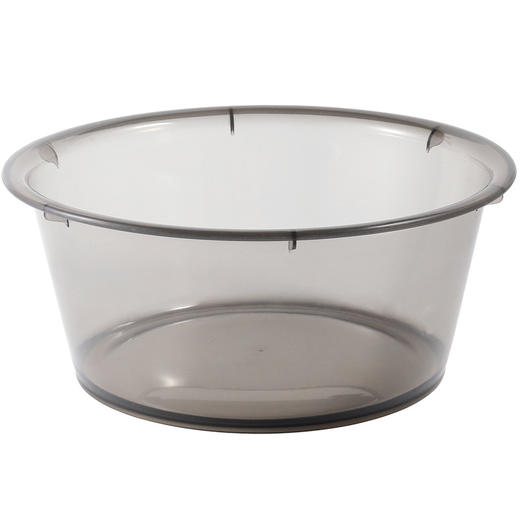 「9.9元包邮！两色可选」透明塑料脸盆 圆形透明居家日用洗脸洗脚盆简约学生宿舍洗衣脸盆清洁工具 商品图4