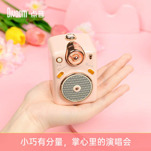 Divoom点音小魔女无线家用k歌音响蓝牙音箱迷你家庭ktv唱歌麦克风卡拉OK套装户外便携式插卡小收音机礼物 商品图2