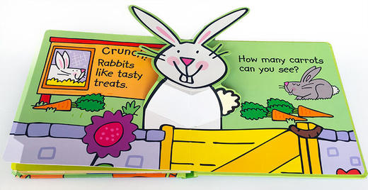 一起玩一起学 STEM科普立体书 宠物 英文原版绘本 Pop and Play Pets 亲子互动 进口原版儿童英语启蒙学习书籍 英文版 商品图1