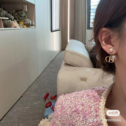 DIOR迪奥大小珍珠CD耳钉耳环 商品图1