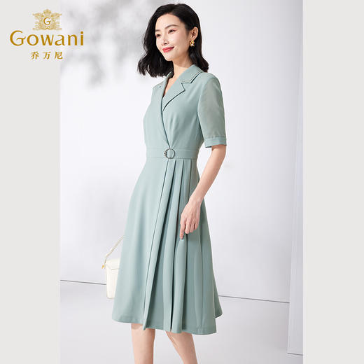 乔万尼法式连衣裙新款女气质收腰高端精致显瘦长裙ET2E259 商品图2