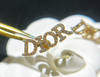 DIOR迪奥满钻字母耳钉耳环 商品缩略图4