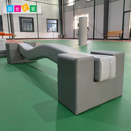 左右S型平衡独木桥家用早教幼儿园户外儿童玩具前庭感统训练器材 商品图2