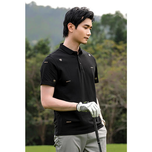 【断码清仓】HX 夏季翻领短袖T恤Y102320176101POLO杉 商品图3