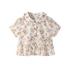 英氏女童衬衫夏装纯棉童装2023新款女宝可爱碎花上衣YRCCJ2P372A 商品缩略图5