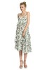 DONG DE XI 橄榄枝印花吊带连衣裙 2701 商品缩略图0