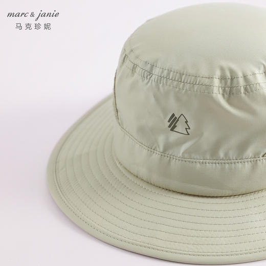 马克珍妮夏装新款 男女童户外风网面拼接遮阳渔夫帽230812 商品图4