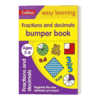 Collins Easy Learning KS2 Fractions and Decimals Bumper Book Ages 7-9 柯林斯易学英国小学数学分数小数练习册 商品缩略图0